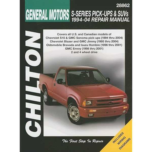 gmc sonoma repair manual