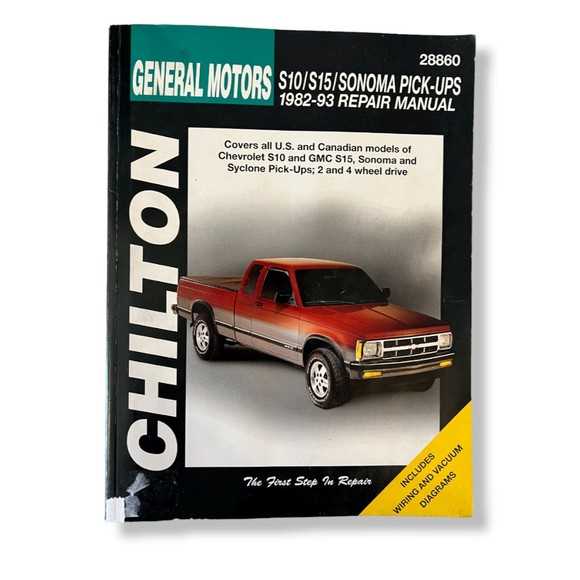 gmc sonoma repair manual