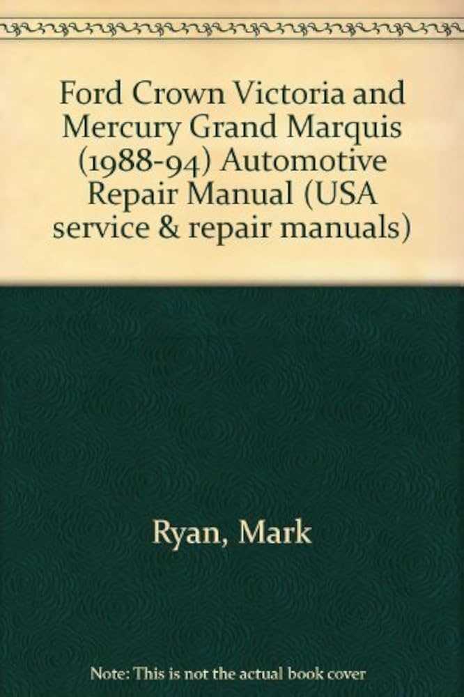 grand marquis repair manual