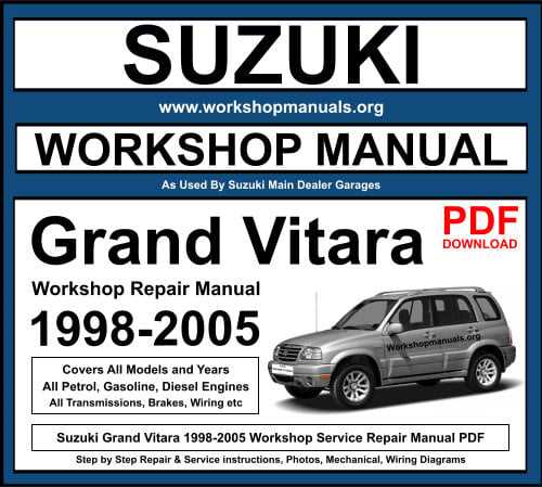 grand vitara repair manual