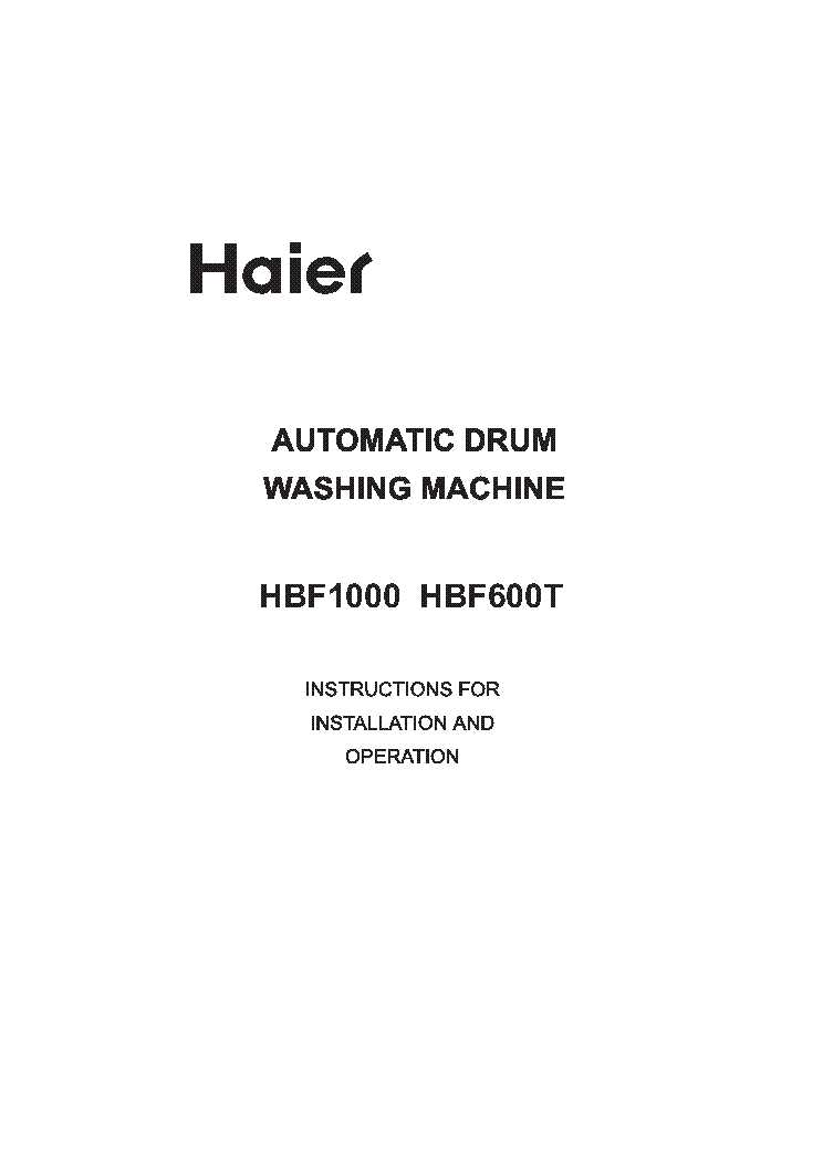 haier hlp23e repair manual