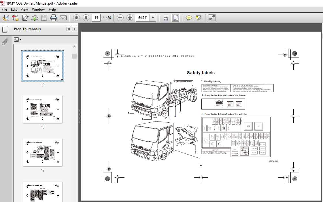 hino truck repair manual