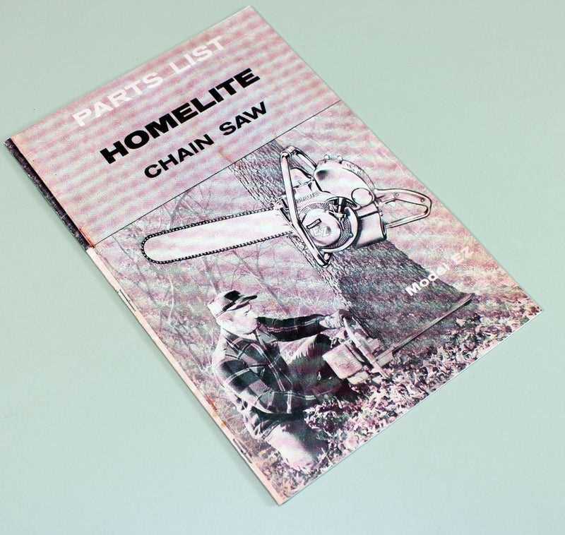 homelite chainsaw repair manual