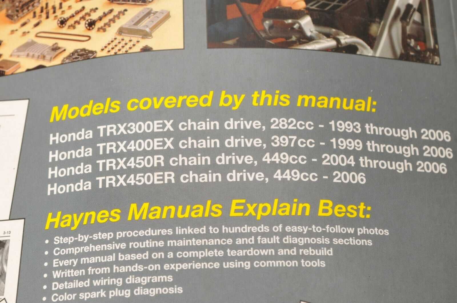 honda 300ex repair manual