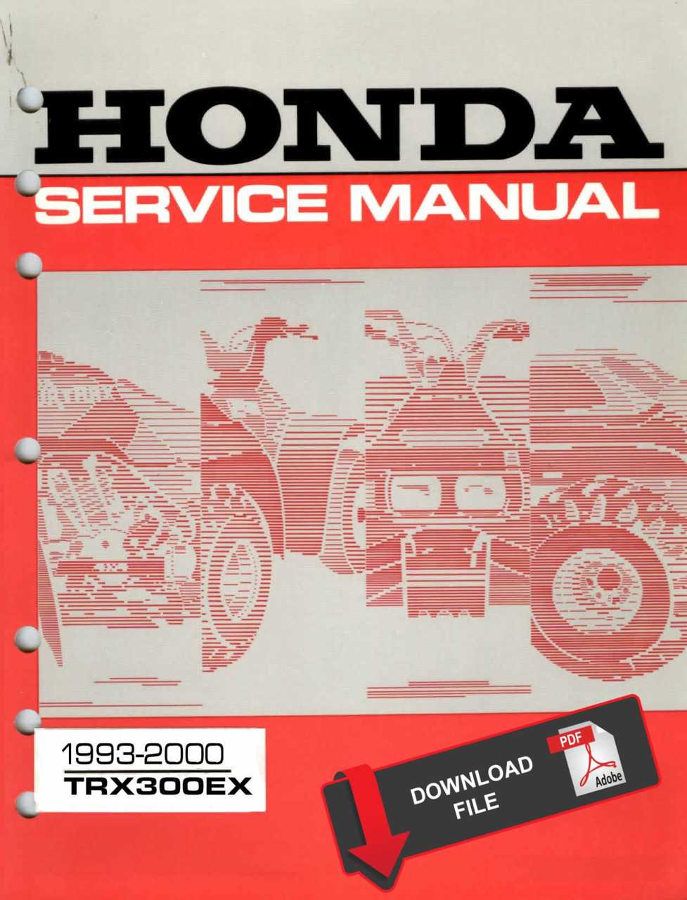 honda 300ex repair manual