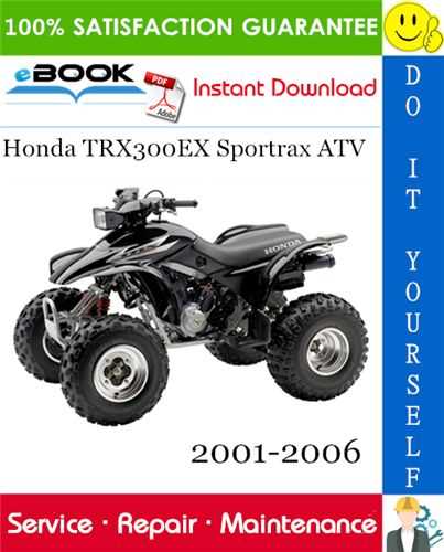 honda 300ex repair manual