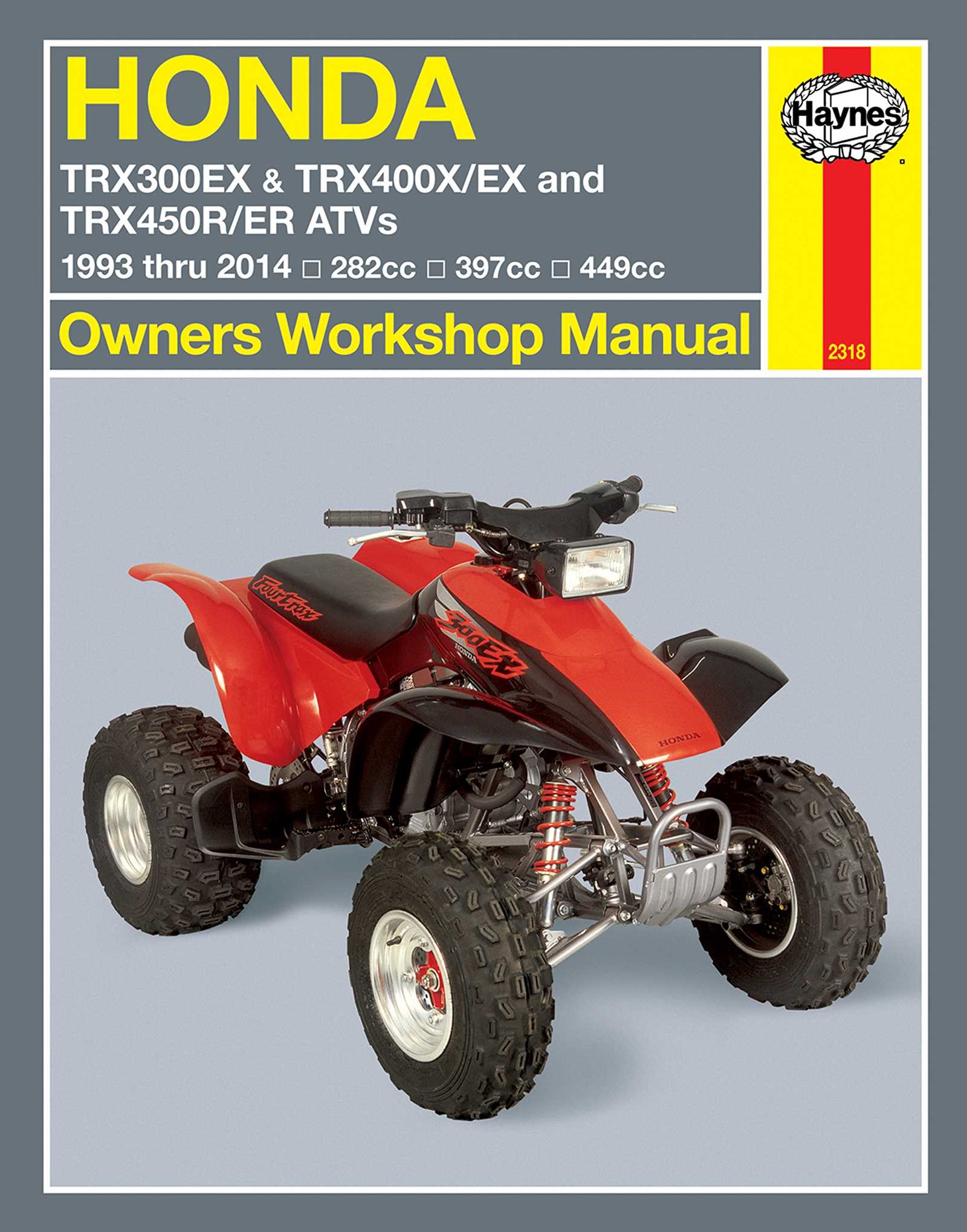 honda 4 wheeler repair manual