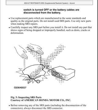 honda accord 2006 repair manual