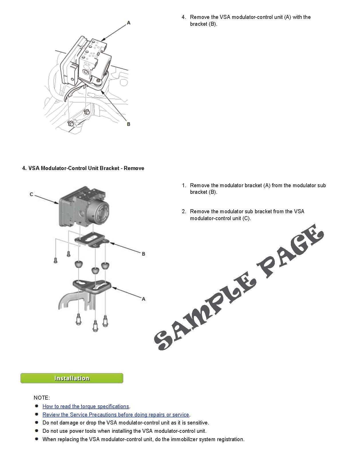 honda body repair manual