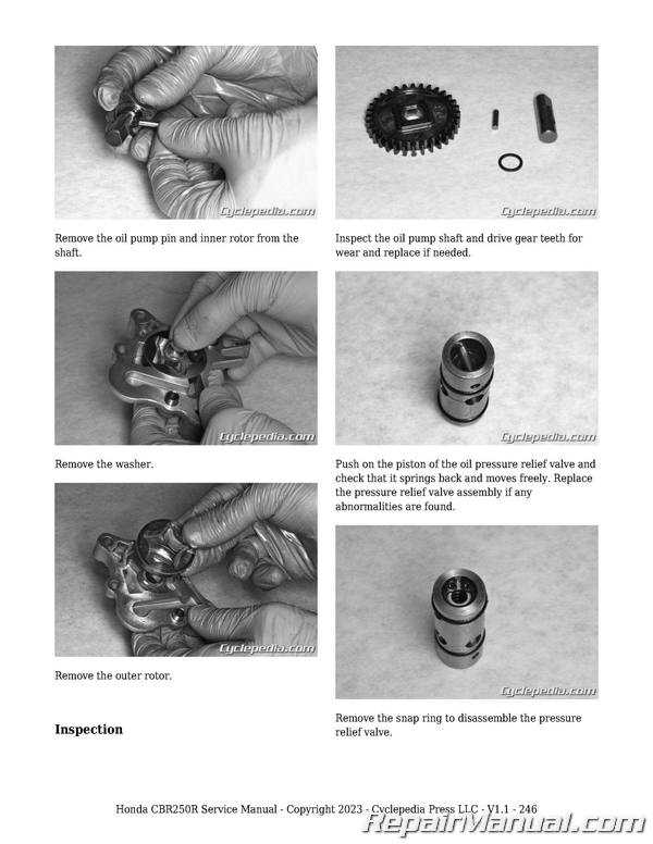 honda cbr250r repair manual