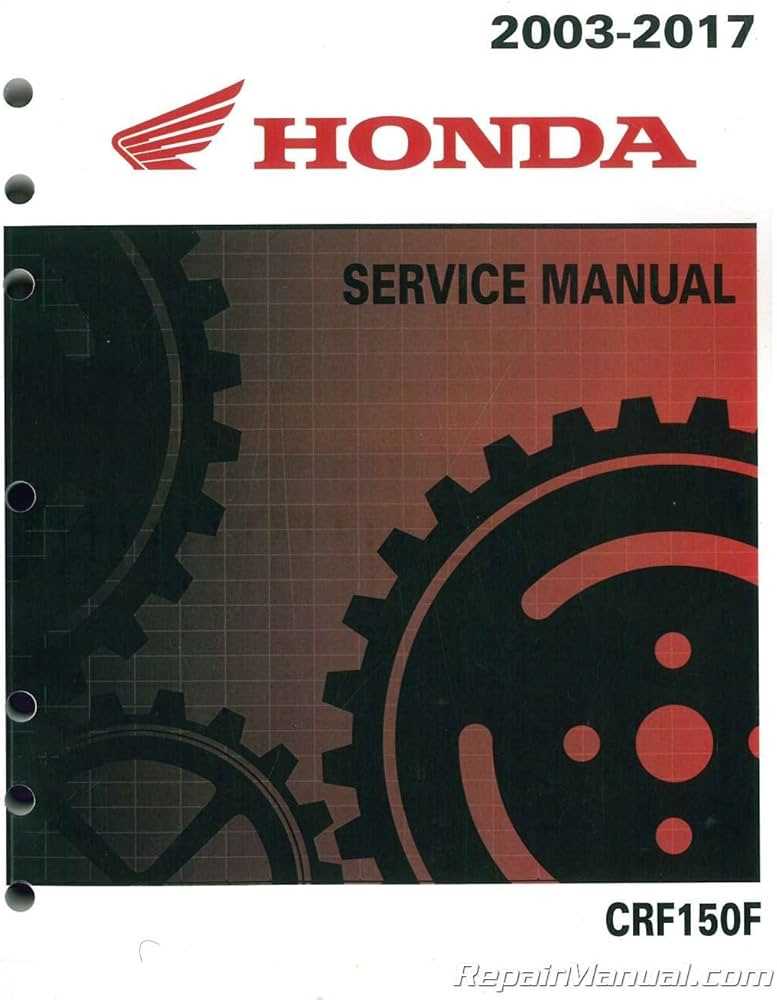 honda crf150f repair manual