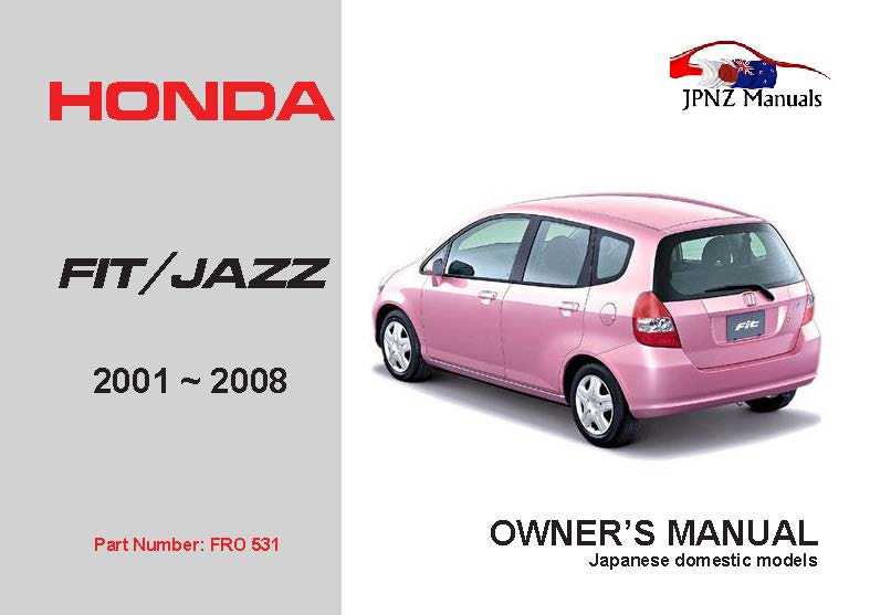 honda fit repair manual