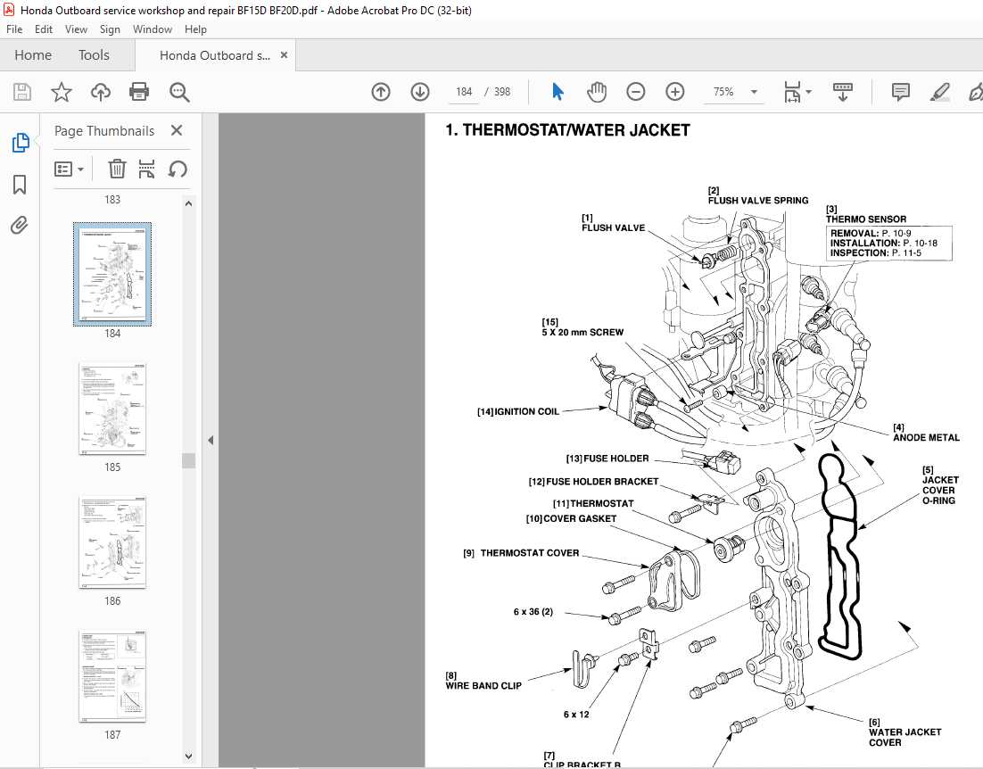 honda outboard repair manual