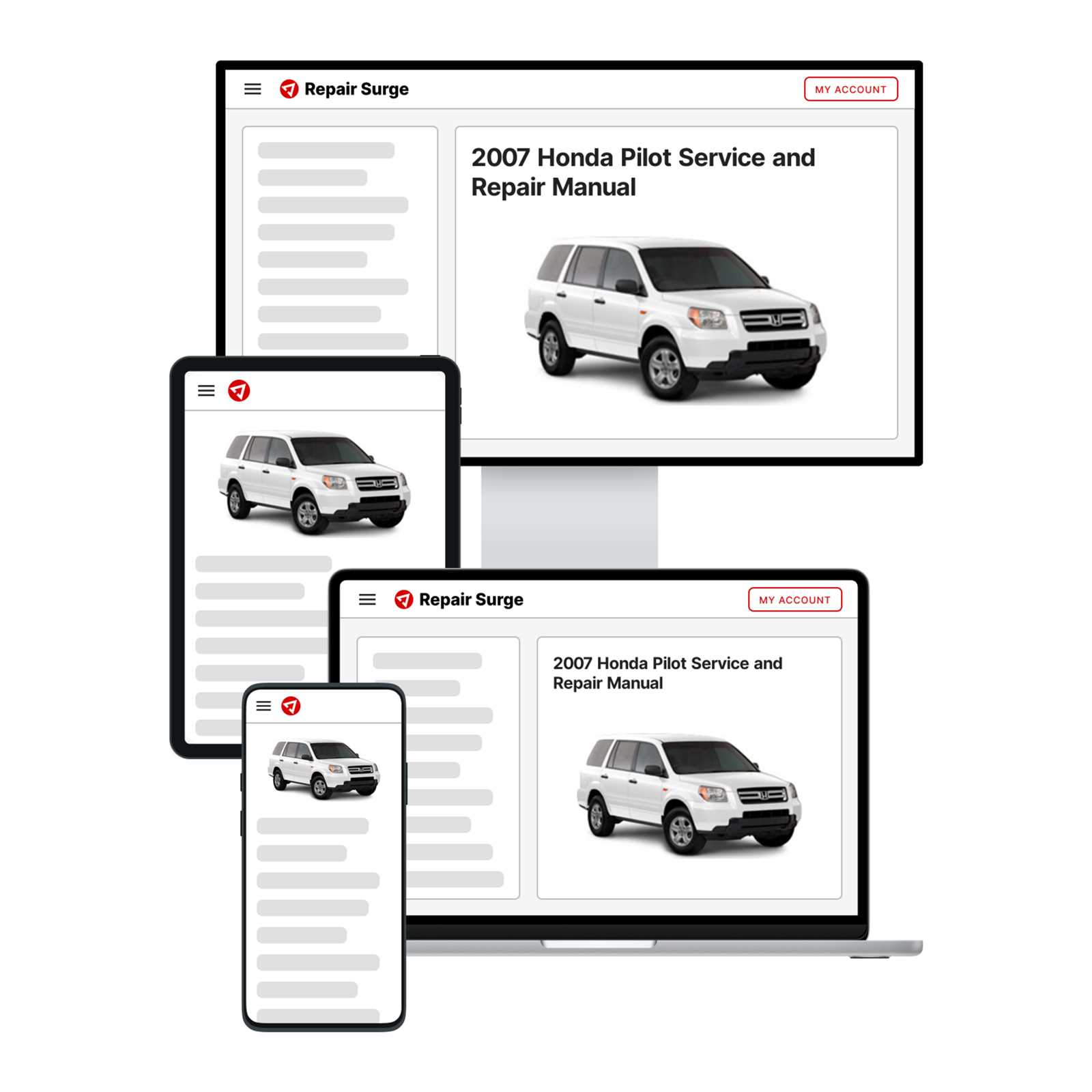 honda pilot repair manual