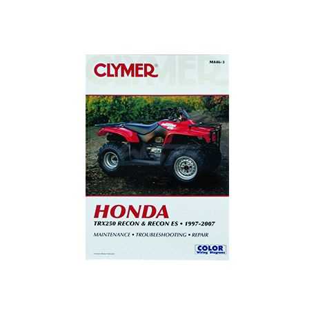 honda recon 250 repair manual