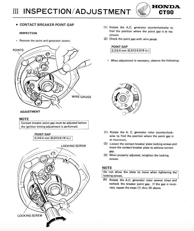 honda trail 90 repair manual