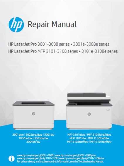 hp laserjet repair manual