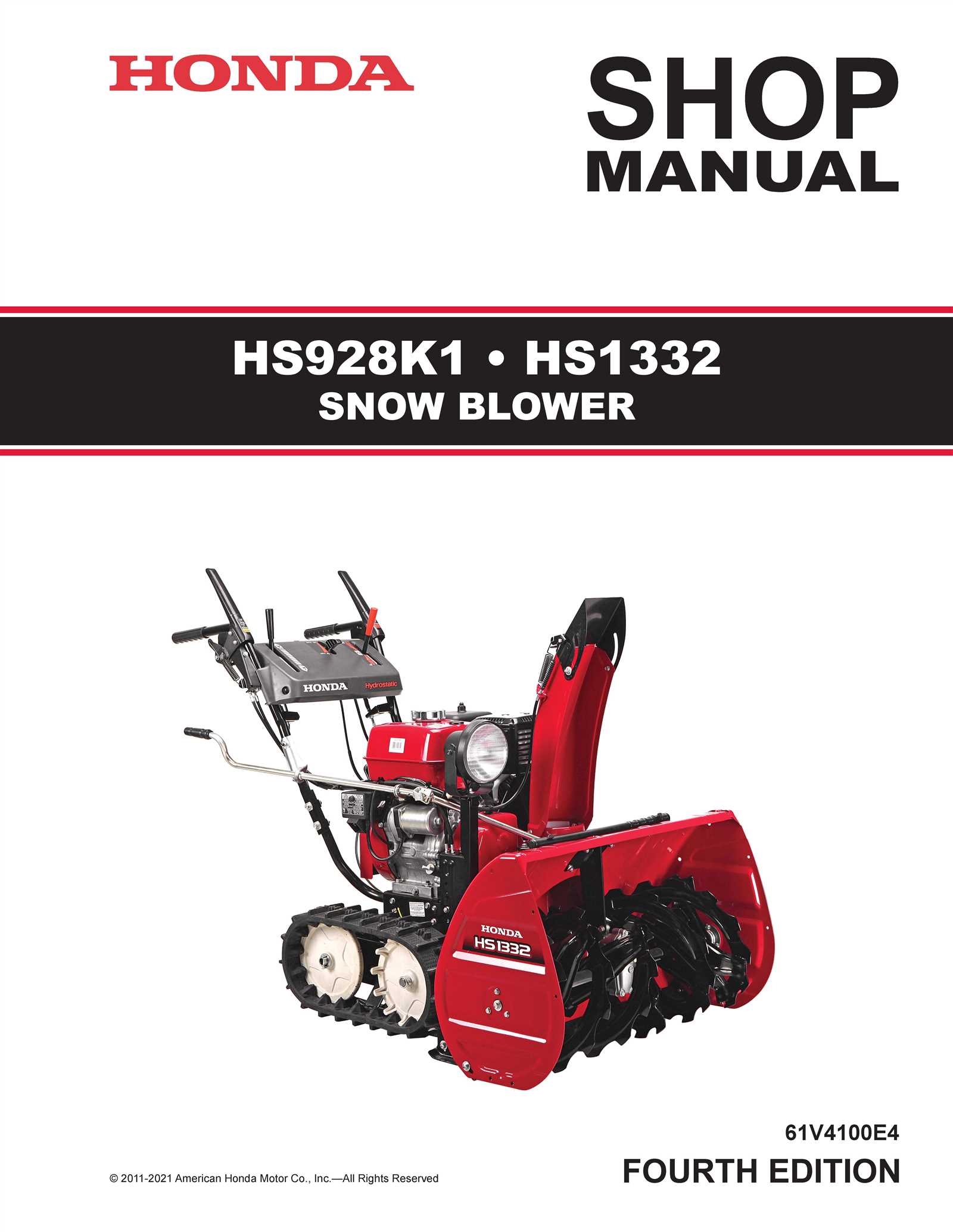 husqvarna snow blower repair manual