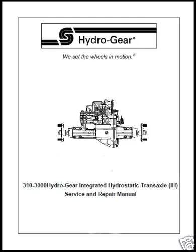 hydro gear repair manual