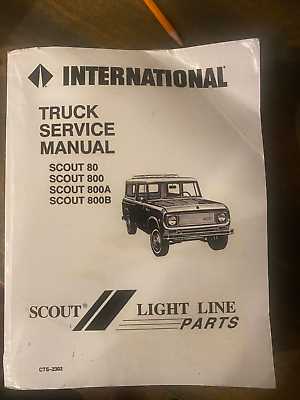 international truck repair manuals