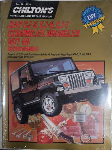 jeep wrangler repair manual