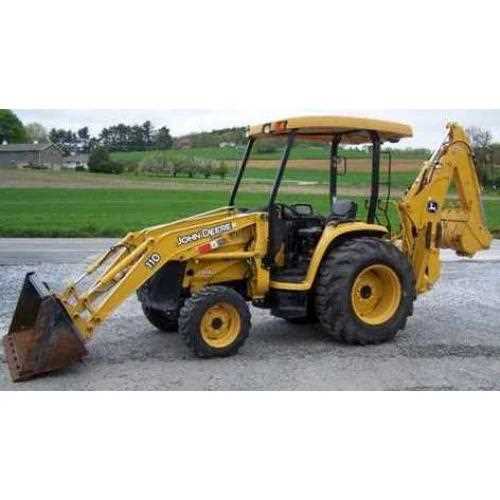 john deere 110 tractor loader backhoe service and repair manual