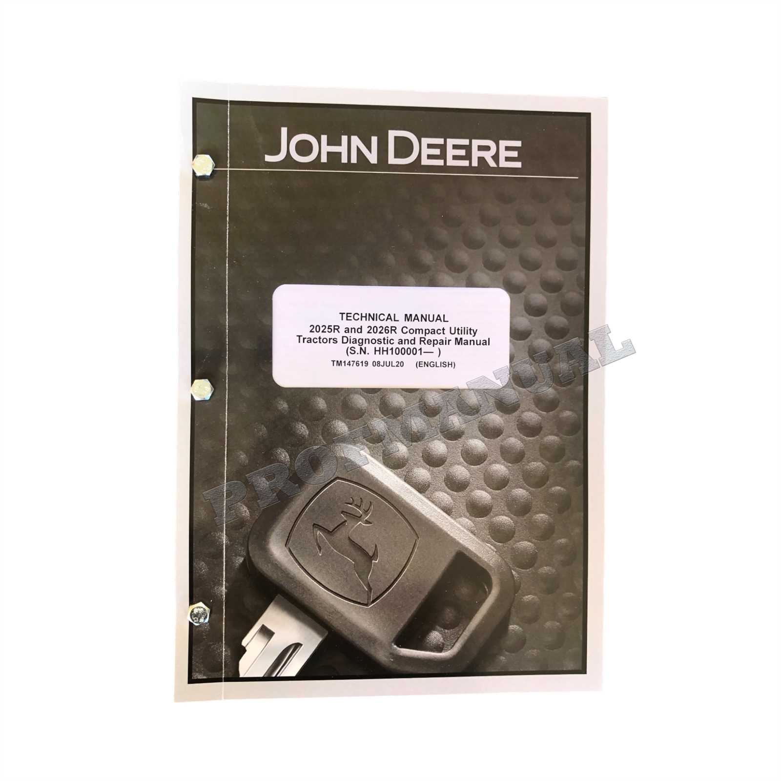 john deere 2025r repair manual