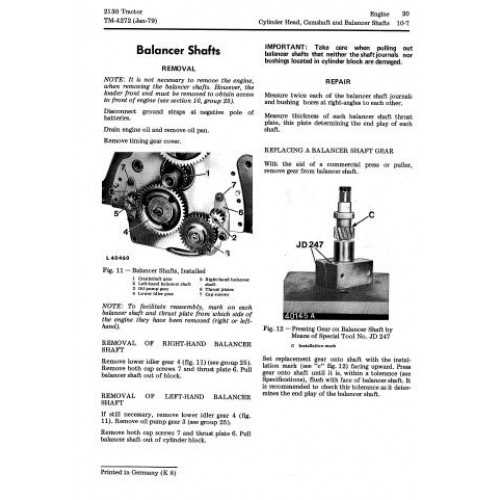 john deere 2130 repair manual