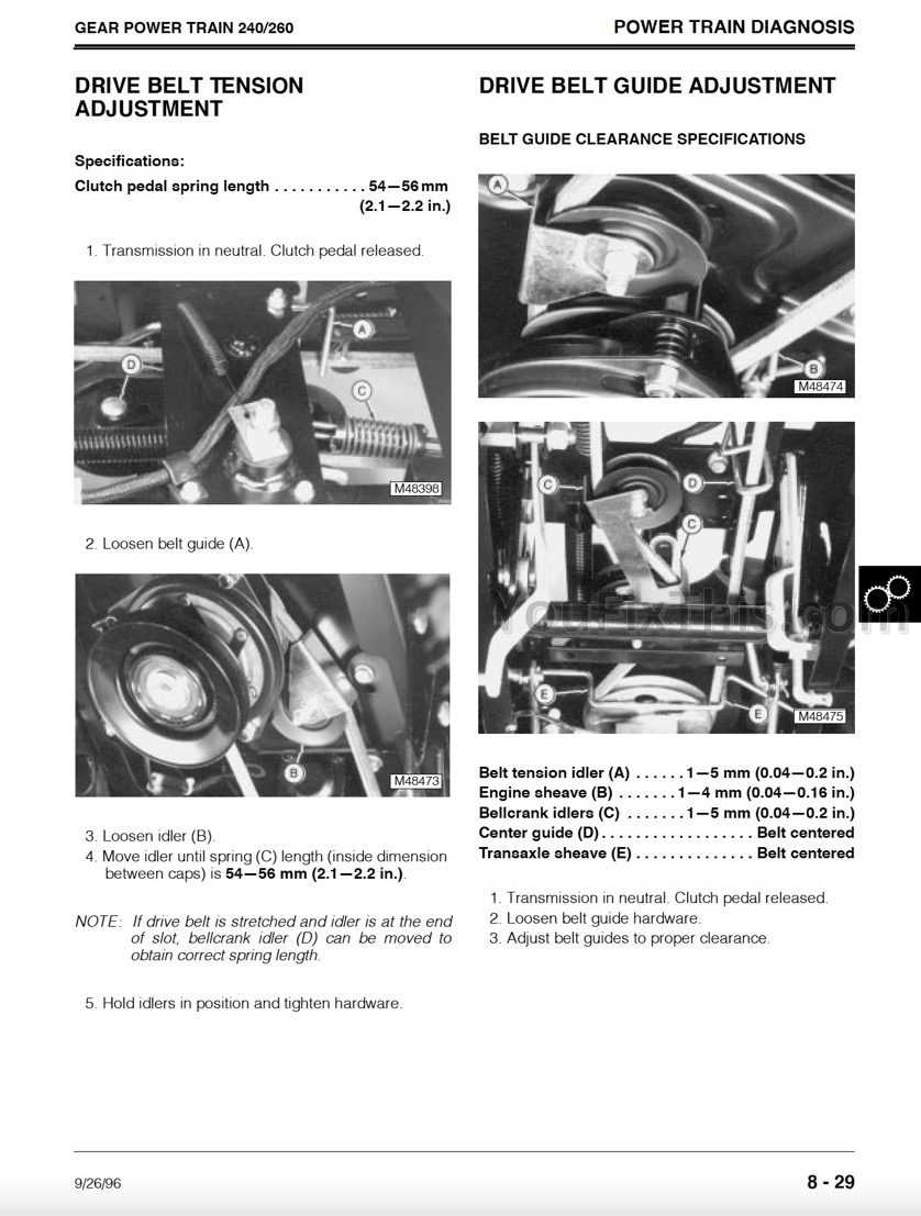 john deere 260 skid steer repair manual