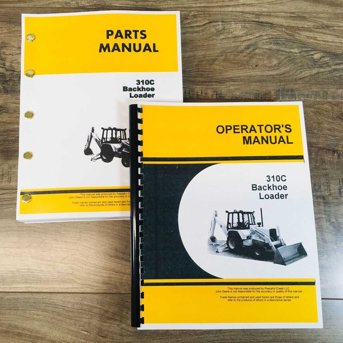 john deere 310c repair manual