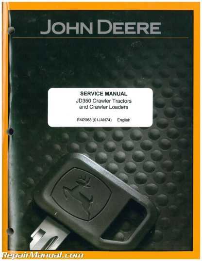 john deere 350 repair manual