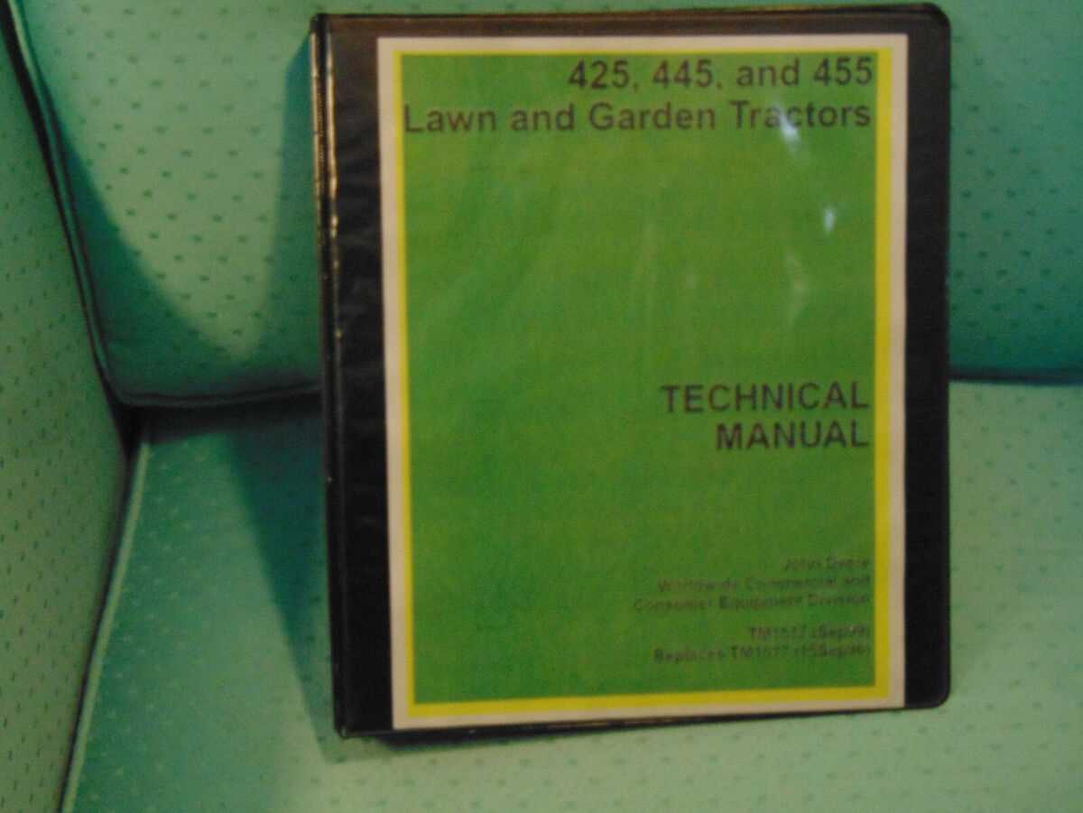 john deere 425 repair manual