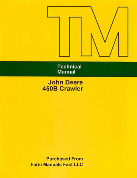 john deere 450b repair manual