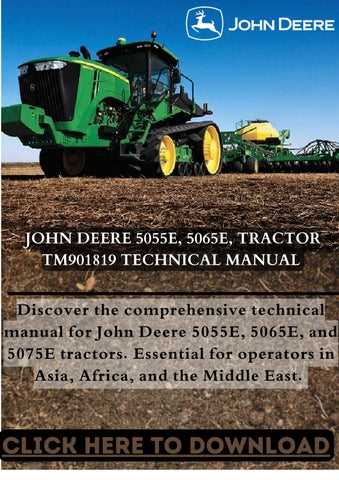 john deere 5065e repair manual