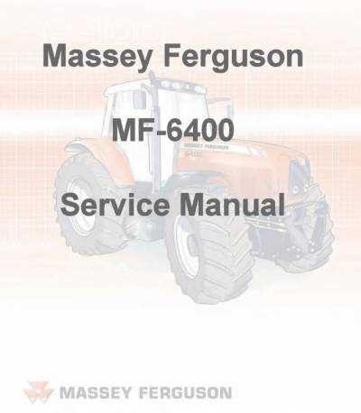 john deere 6400 repair manual