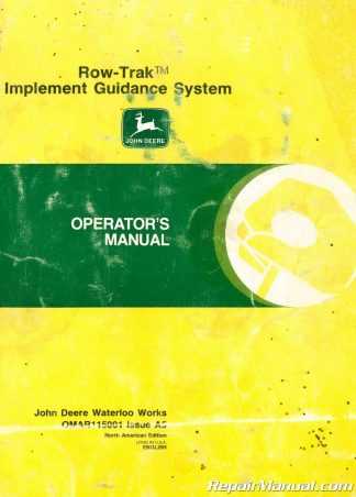 john deere 800 swather repair manual