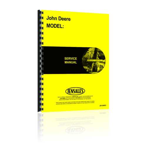 john deere 800 swather repair manual