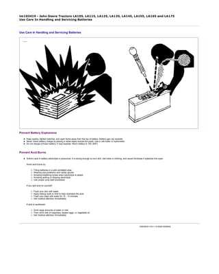 john deere la145 repair manual