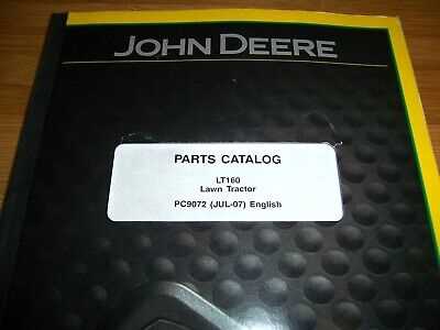 john deere lt160 repair manual