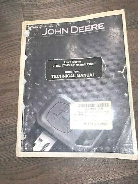 john deere lt160 repair manual