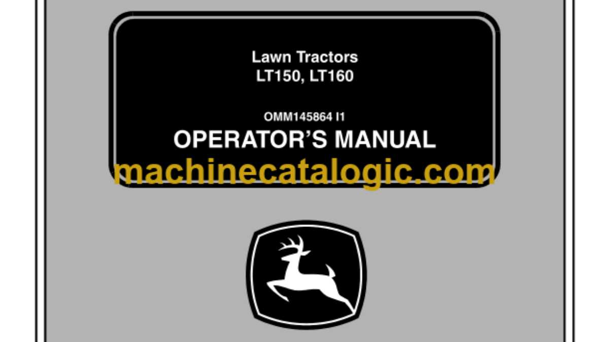 john deere lt160 repair manual