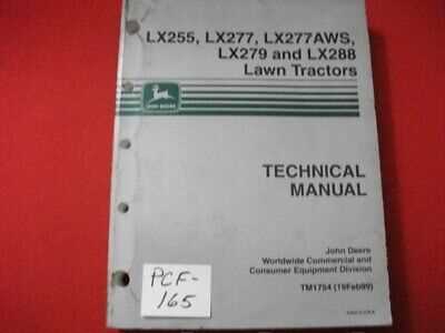 john deere lx255 repair manual