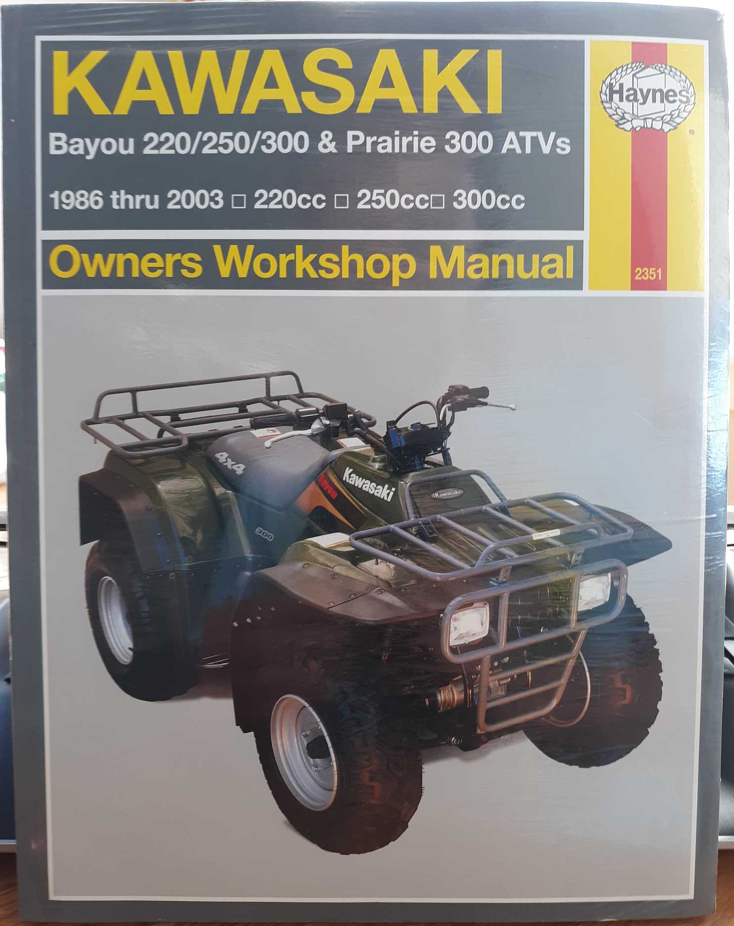 kawasaki bayou 220 repair manual