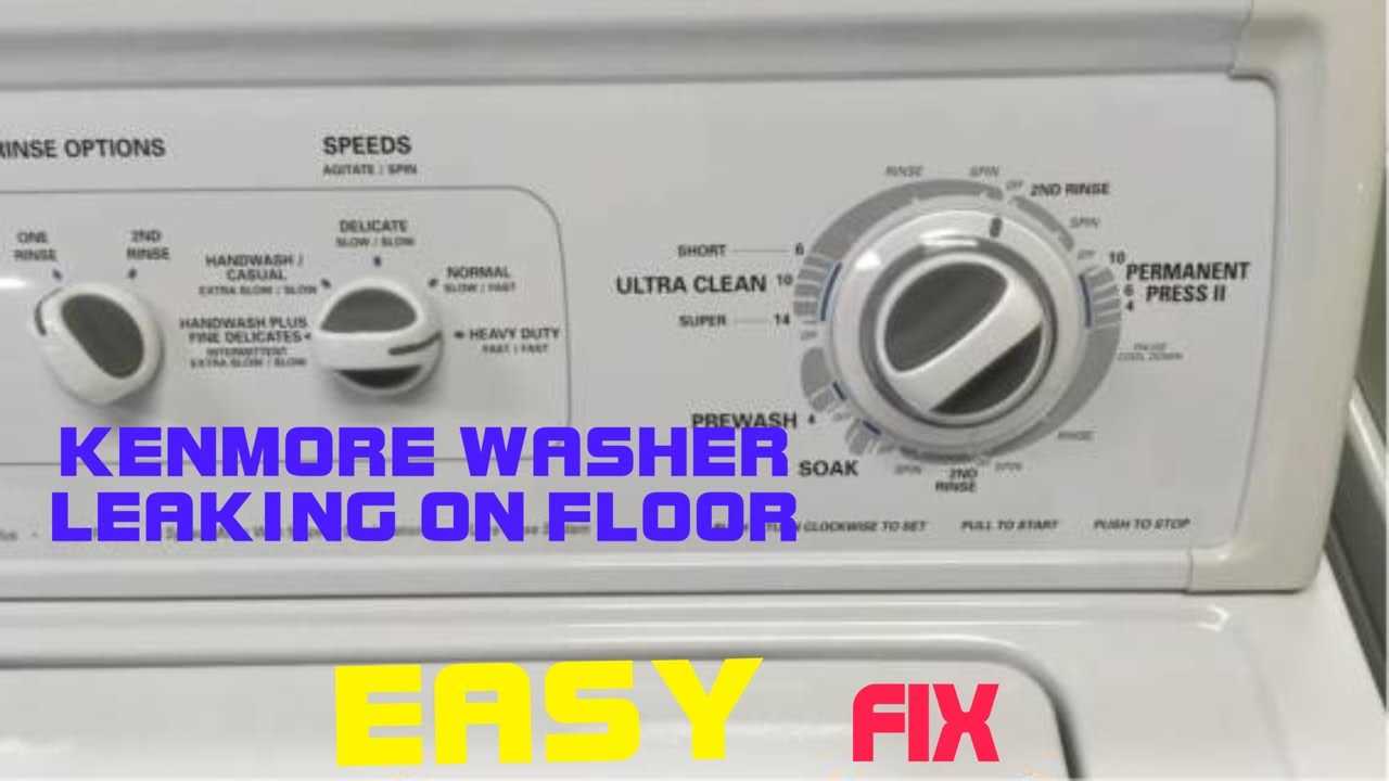 kenmore 110 washer repair manual