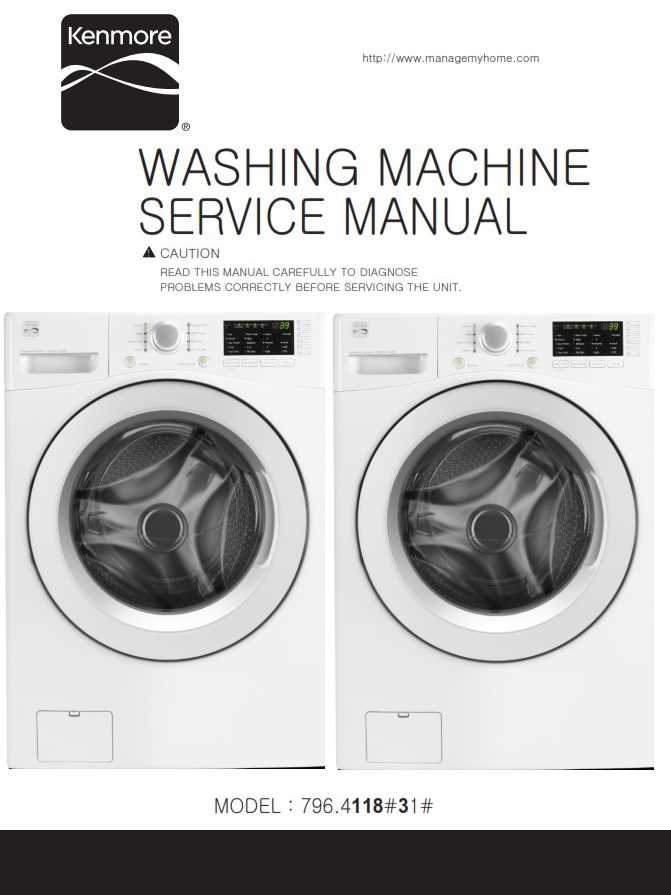 kenmore 600 series washer repair manual