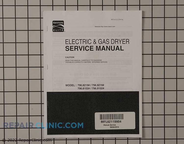 kenmore dryer repair manual