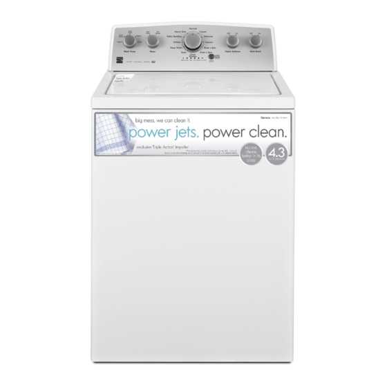 kenmore washer model 110 repair manual pdf top load