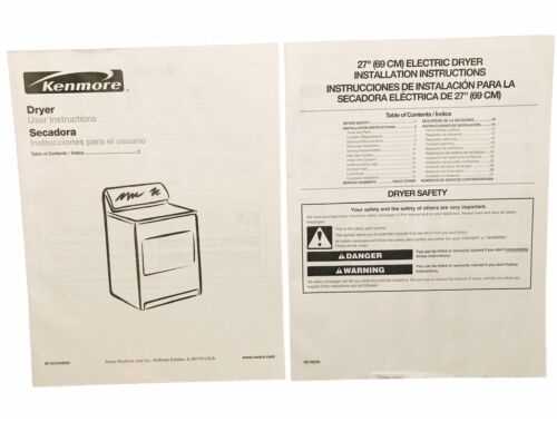 kenmore washer model 110 repair manual