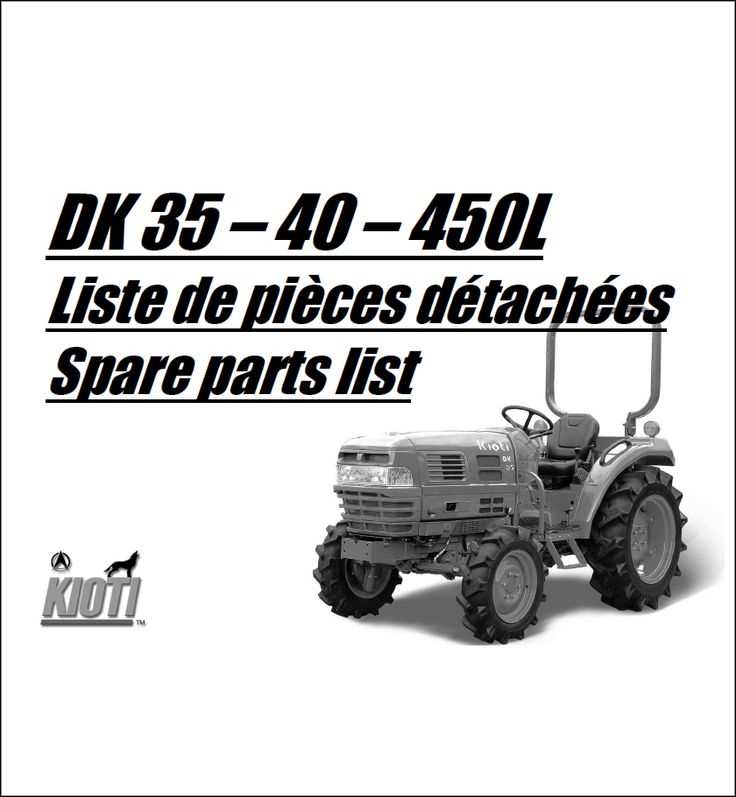 kioti tractor repair manual