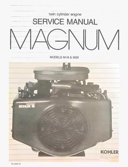 kohler engine repair manual